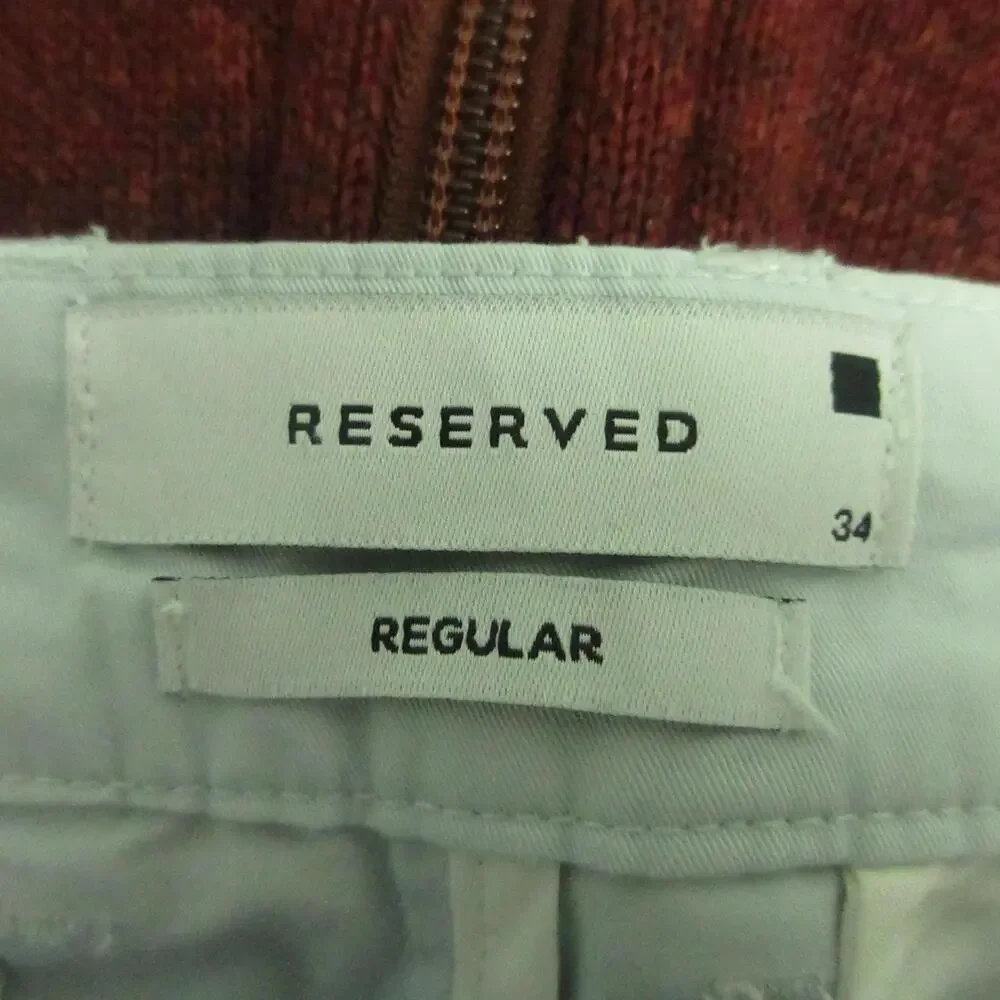RESERVED Shorts Mens 34 Gray Chino Canvas 9
